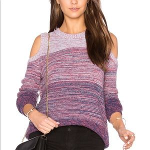 Rebecca Minkoff Ombre Cold Shoulder Sweater